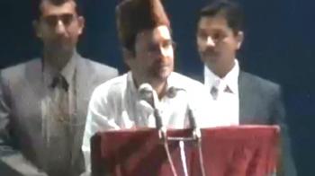 Rahul interacts with students at AMU