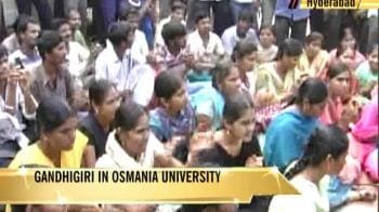 Video : Gandhigiri in Osmania University