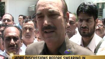 More discussions with DMK before swearing-in: Azad