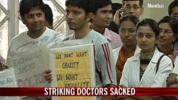 4,500 striking doctors sacked in Maharashtra