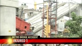 Video : 3 killed, 7 injured in Delhi Metro bridge collapse