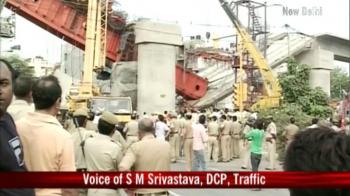 Traffic diverted after Metro bridge collapse