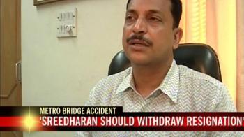 Video : Sreedharan should withdraw resignation: Rudy