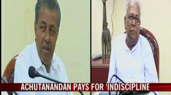 Achuthanandan pays for 'indiscipline'