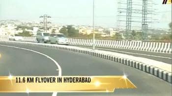Video : India's longest flyover in Hyderabad