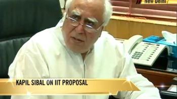 Video : Government won't interfere in IIT cut-off: Sibal