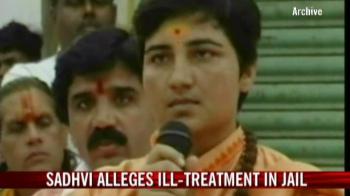 Sadhvi alleges ill-treatment in jail