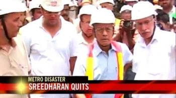 Video : Delhi Metro chief Sreedharan back at work?