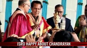 ISRO happy about Chandrayaan