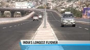 Video : India's longest flyover opens to commuters