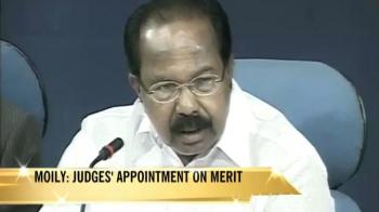 No tainted person will be appointed judge, says Moily