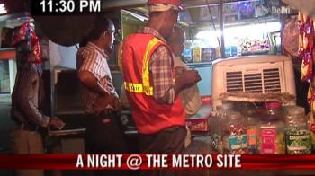 A night at Metro site