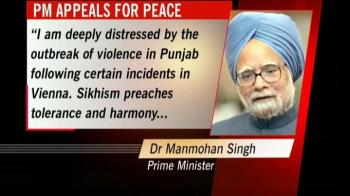 PM appeals for peace in Punjab