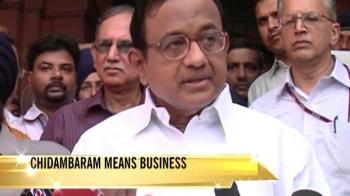 Chidambaram means business