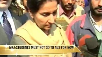 Video : Government advises students to stay away from Australia