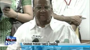 Video : Pawar takes charge