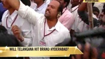 Video : Brand Hyderabad hit by Telangana uncertainty?