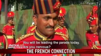 The soldiers of the Maratha Light Infantry...