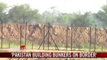 'Pakistan building bunkers on border'