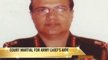 Video : Court martial for Military Secretary
