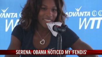 Serena on a high after meeting Obama