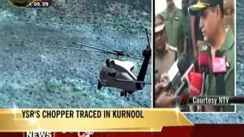 Video : YSR's chopper traced in Kurnool: Air Force