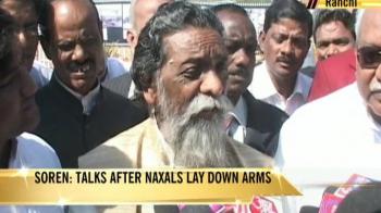 Talks only after Naxals lay down arms: Soren