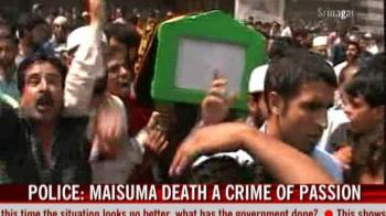 Video : Maisuma death a crime of passion: Police