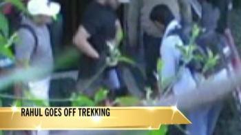 Rahul Gandhi goes trekking