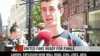 Man U fans all set for the League final | Sports Video / Photo Gallery