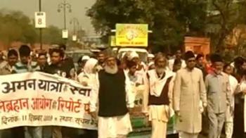 Peace march for Ayodhya