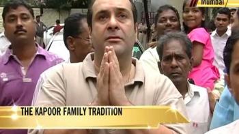 The Kapoors and their Ganpati