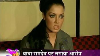 Video : Celina unhappy with Baba Ramdev