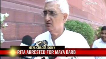 Rita's arrest is a shameless act: Salman Khursheed