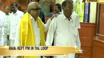 Telecom scam: DMK stands by Raja