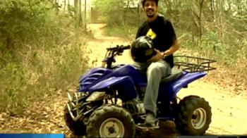 It's fun to ride an ATV