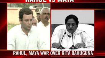 Rahul takes on Mayawati