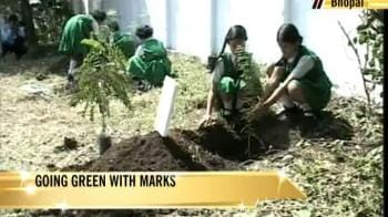 Video : Bhopal children go green, plant trees