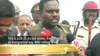 Bus set on fire, violence in Ghaziabad