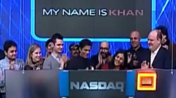 SRK, Kajol create history at NASDAQ