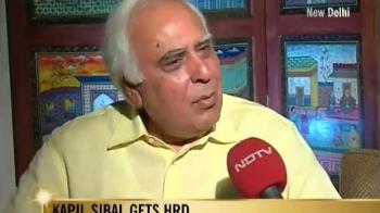 Kapil Sibal gets HRD