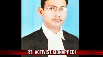 RTI activist kidnapped?