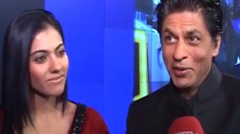 Video : SRK, Kajol delighted to be at NASDAQ