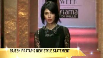 Rajesh Pratap's new style statement Rajesh Pratap's new style statement