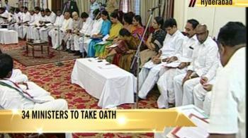 All 34 Andhra ministers take oath