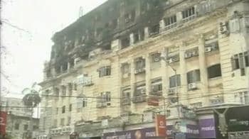 Video : Kolkata fire: Part of Stephen Court demolished