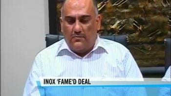 Video : INOX buys 43% stake in Fame for Rs 44 cr