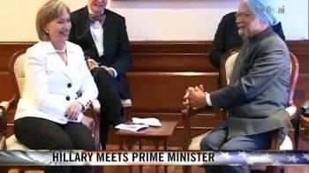 Hillary meets Prime Minister