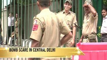 Video : Bomb scare at five Delhi buildings, areas evacuated