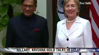 Hillary, Krishna hold talks in Delhi